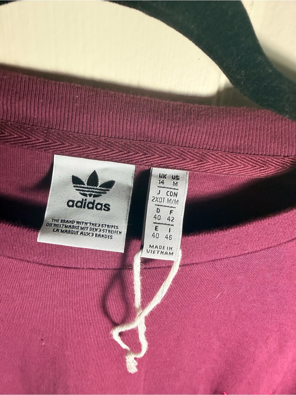 adidas original BF trefoil tee medium Retro Jersey Oversized - Picture 3 of 3